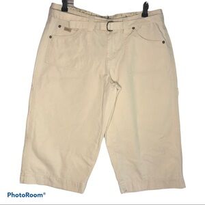 Lee Capri belted carpenter pants- size 12P